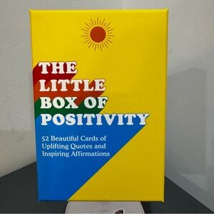 The Little Box of Positivity - Yellow and Blue Affirmation Cards